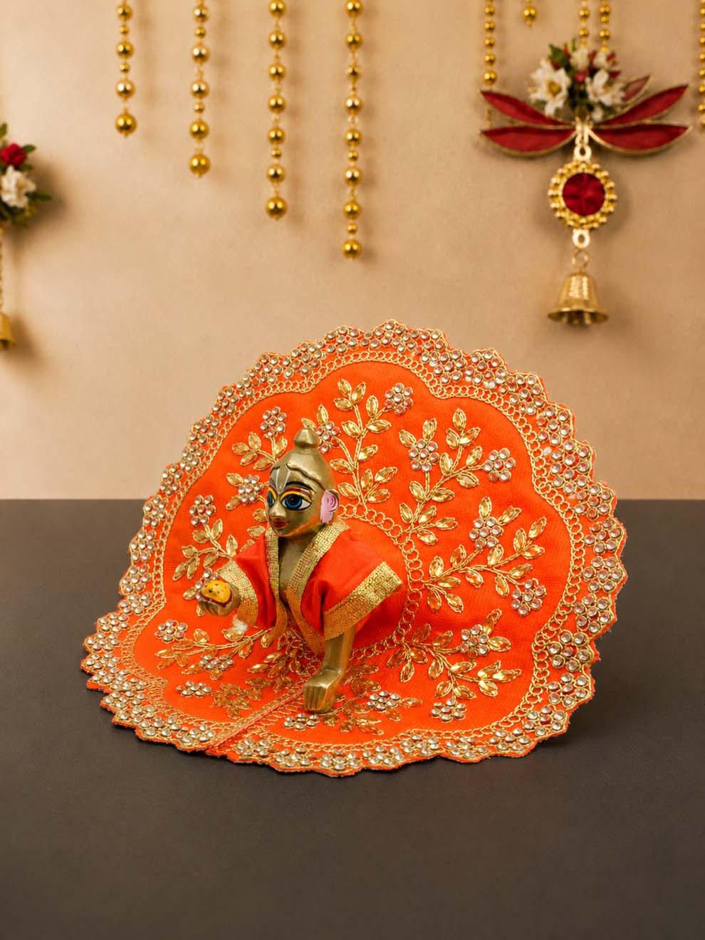 vallari fancy o Laddu Gopal Dresses Online in India Winter Dress for Poshak Thakurji Kanha Ji Accessories Dhoti Kurta Set Pajama Aasan Janmashtami Special Summer Shringar Fancy Jacket Premium Festival Bistar Combo om poshak kanha thakurji bal lala lalla ladoo