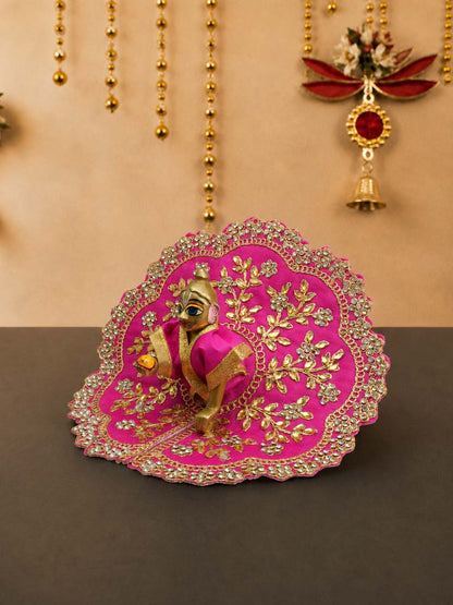 vallari fancy pi Laddu Gopal Dresses Online in India Winter Dress for Poshak Thakurji Kanha Ji Accessories Dhoti Kurta Set Pajama Aasan Janmashtami Special Summer Shringar Fancy Jacket Premium Festival Bistar Combo om poshak kanha thakurji bal lala lalla ladoo