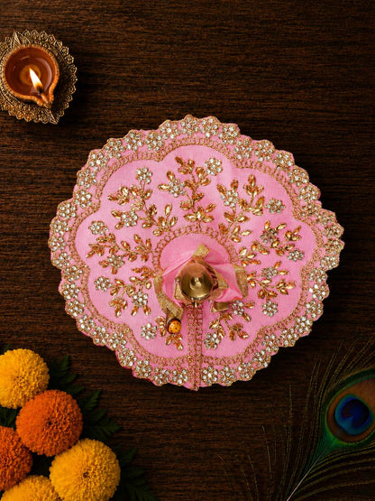 vallari fancy pink Laddu Gopal Dresses Online in India Winter Dress for Poshak Thakurji Kanha Ji Accessories Dhoti Kurta Set Pajama Aasan Janmashtami Special Summer Shringar Fancy Jacket Premium Festival Bistar Combo om poshak kanha thakurji bal lala lalla ladoo