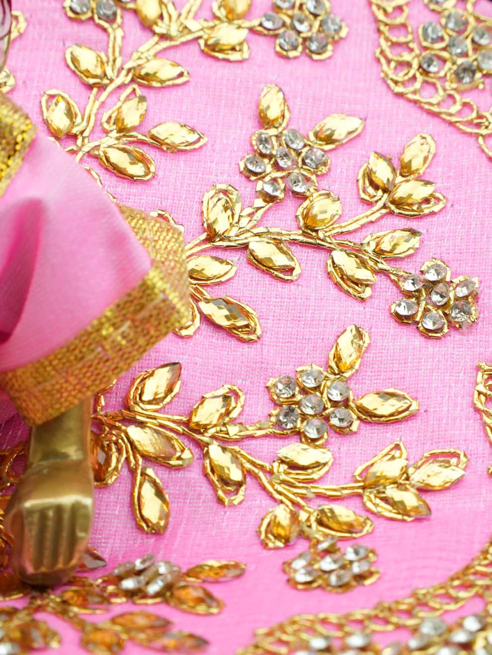 vallari fancy pink Laddu Gopal Dresses Online in India Winter Dress for Poshak Thakurji Kanha Ji Accessories Dhoti Kurta Set Pajama Aasan Janmashtami Special Summer Shringar Fancy Jacket Premium Festival Bistar Combo om poshak kanha thakurji bal lala lalla ladoo