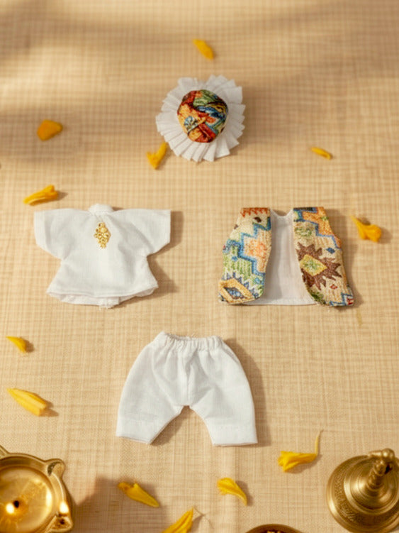 vastra Laddu Gopal Dresses Online in India Winter Dress for Poshak Thakurji Kanha Ji Accessories Dhoti Kurta Set Pajama Aasan Janmashtami Special Summer Shringar Fancy Jacket Premium Festival Bistar Combo om poshak kanha thakurji bal 