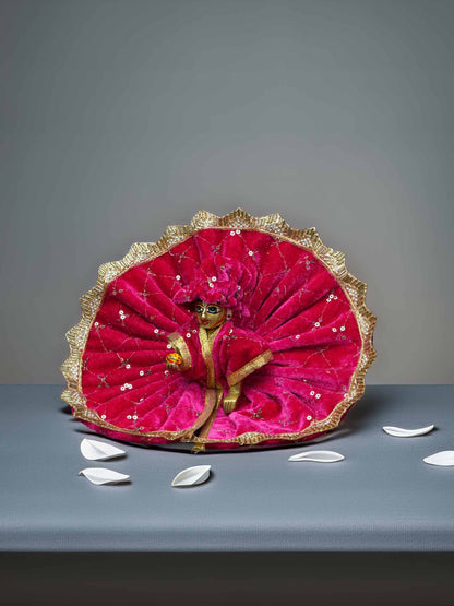 velvata winter dress ladoo dresses laddu gopal dress thakurji kanha ji bal om poshak mathura online best