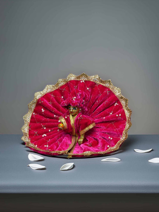 velvata winter dress ladoo dresses laddu gopal dress thakurji kanha ji bal om poshak mathura online best