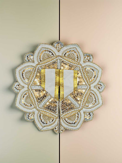 white sudha jyoti braj holi sharad purnima Diwali Janmashtami dress ladoo dresses laddu gopal dress thakurji kanha ji bal om poshak mathura online best mandir wholesaler manufacturer