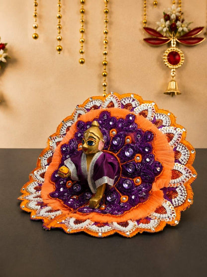 yugmika fancy po Laddu Gopal Dresses Online in India Winter Dress for Poshak Thakurji Kanha Ji Accessories Dhoti Kurta Set Pajama Aasan Janmashtami Special Summer Shringar Fancy Jacket Premium Festival Bistar Combo om poshak kanha thakurji bal lala lalla ladoo